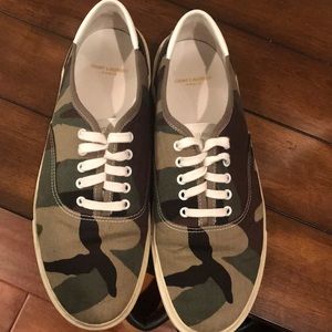 Saint Laurent Camo Sneaker